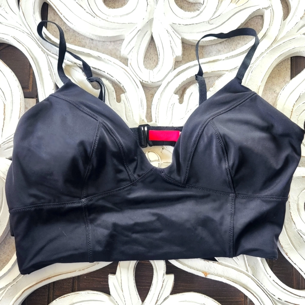 Black Women's Swim Top